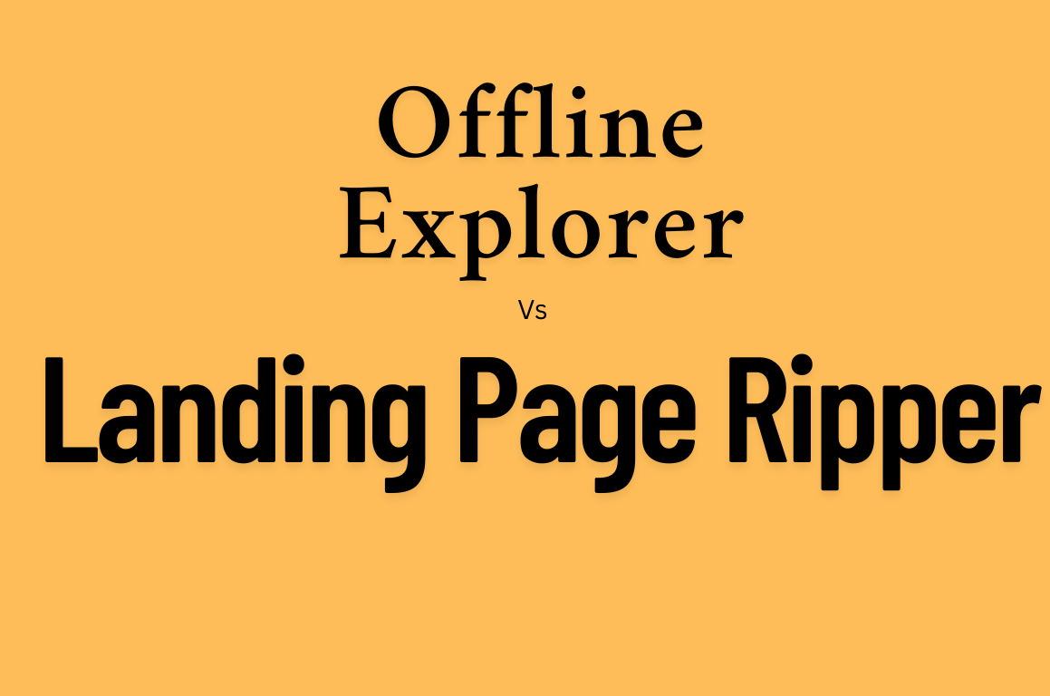 Offline Explorer alternative