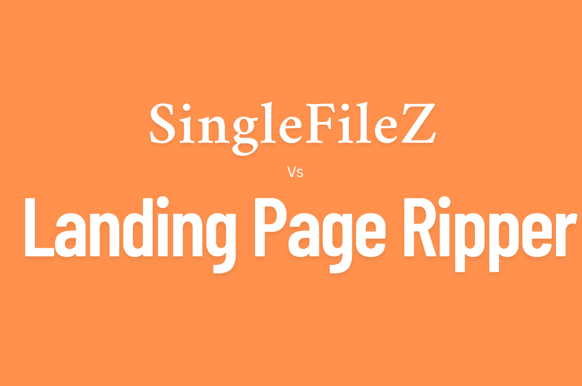 SingleFileZ alternative