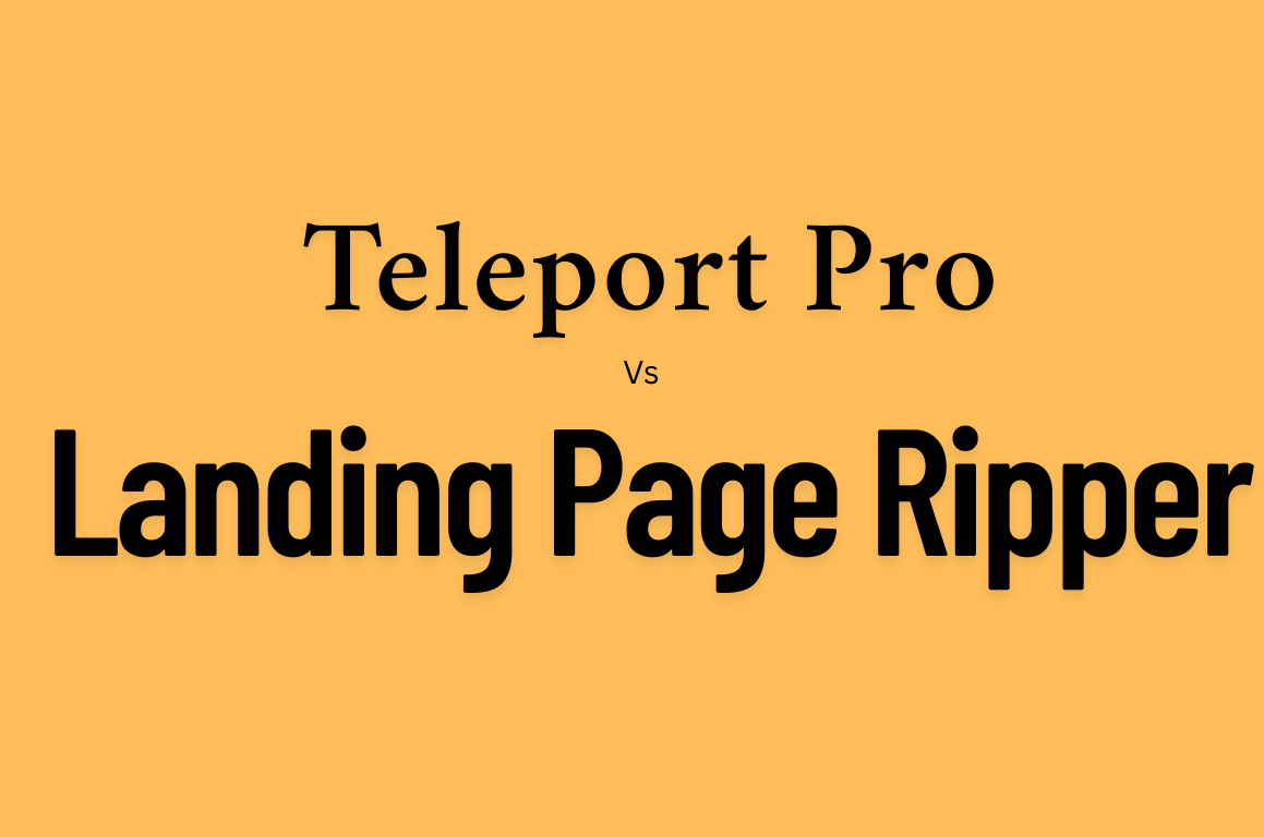 Teleport Pro alternative