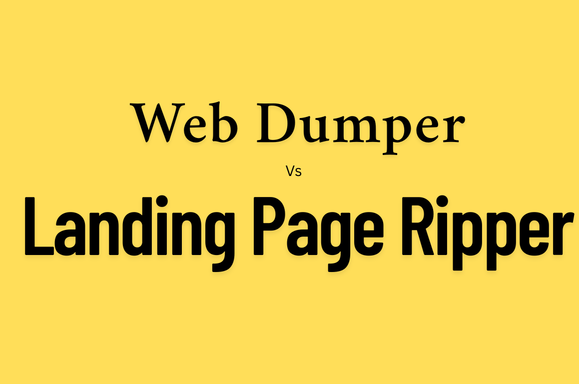 Web Dumper alternative