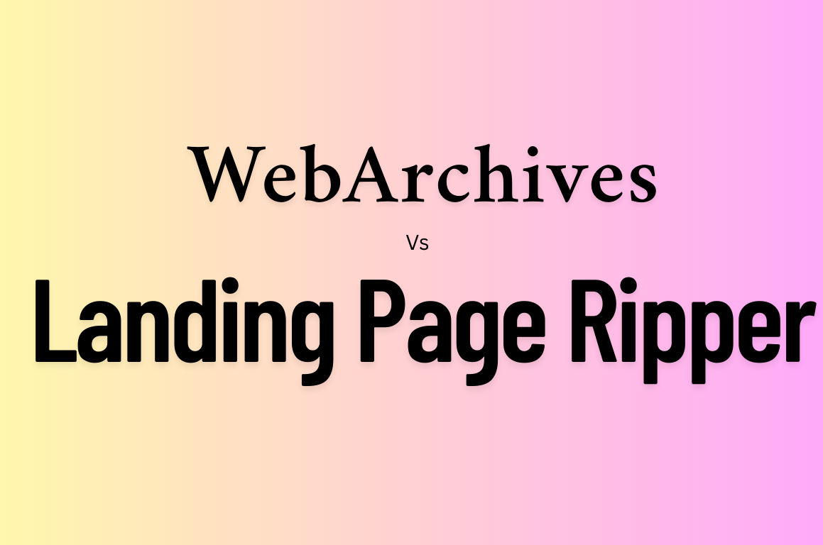 WebArchives alternative