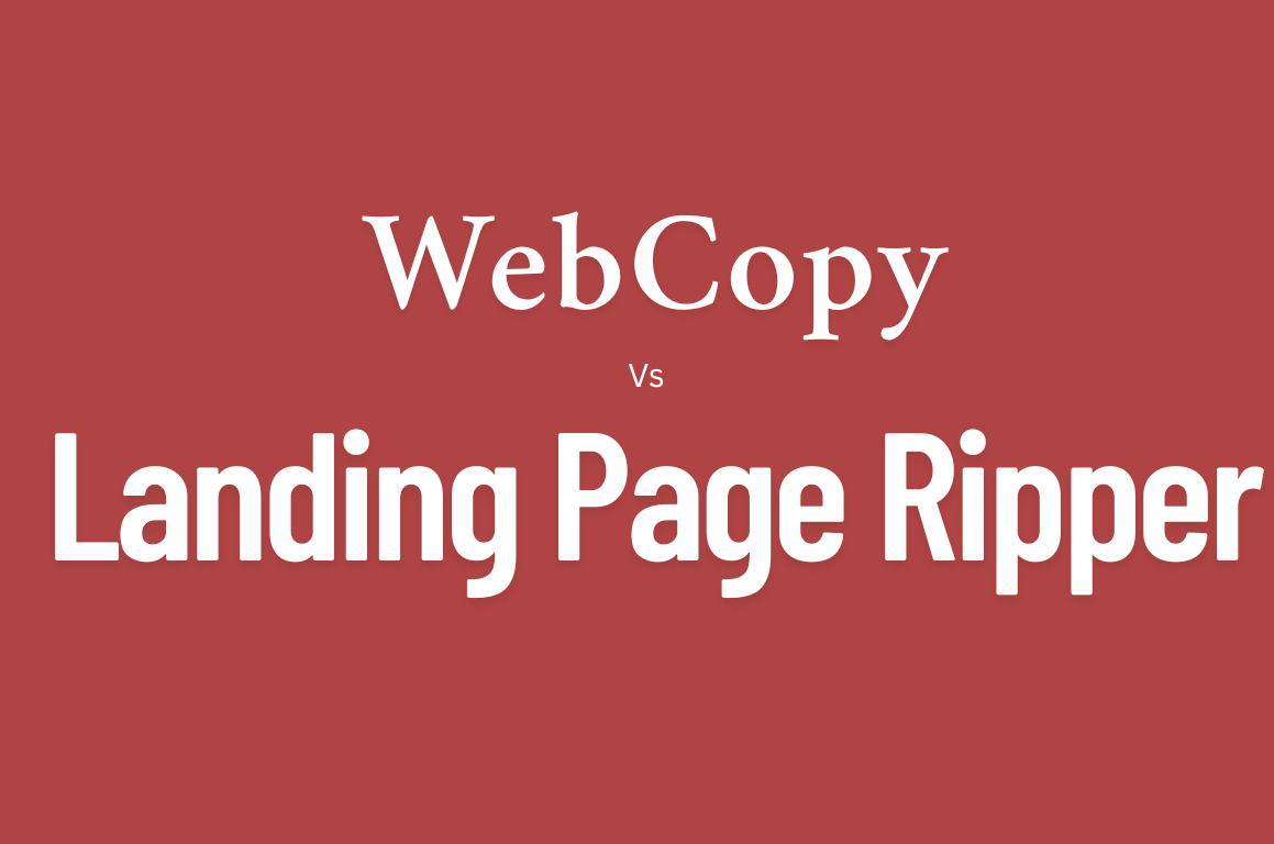 WebCopy alternative