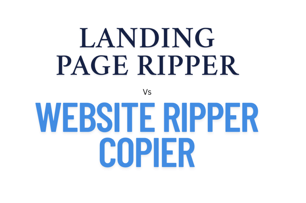 Website Ripper Copier alternative